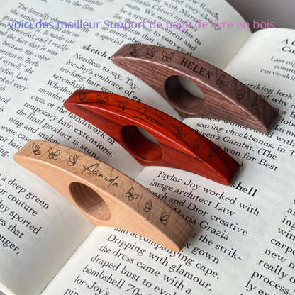 Wooden Book Page Holder