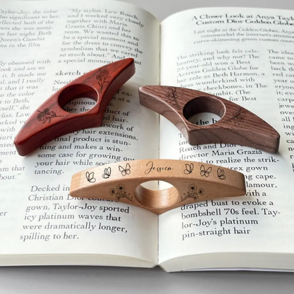 Wooden Book Page Holder